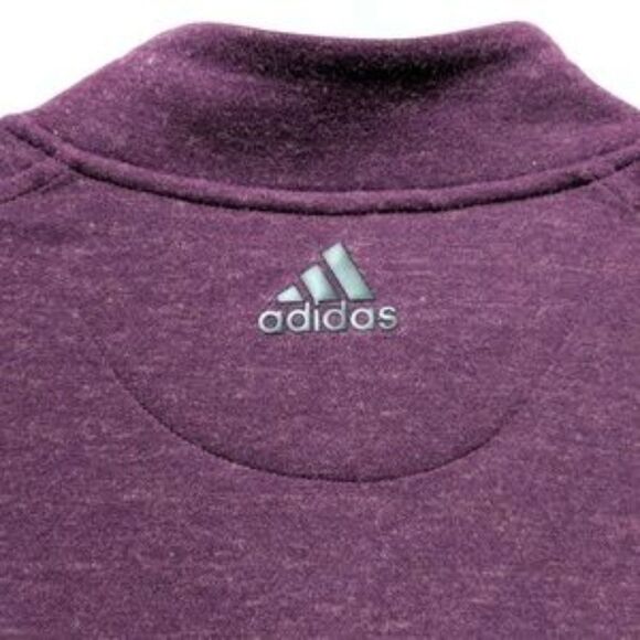NWT ADIDAS Climawarm Wool Quarter Zip Pullover L - Picture 7 of 9